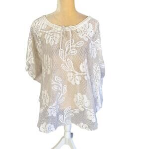 Vintage Sun Fashions of Hawaii Swim Coverup Tunic Poncho